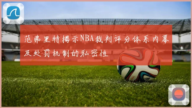 范弗里特揭示NBA裁判评分体系内幕及处罚机制的私密性
